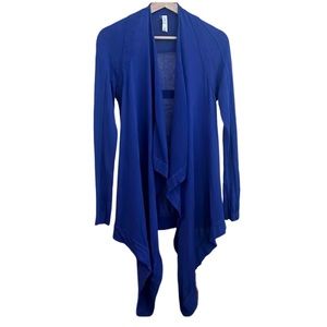 Lululemon Blue Long Open Front Cardigan / Sweater